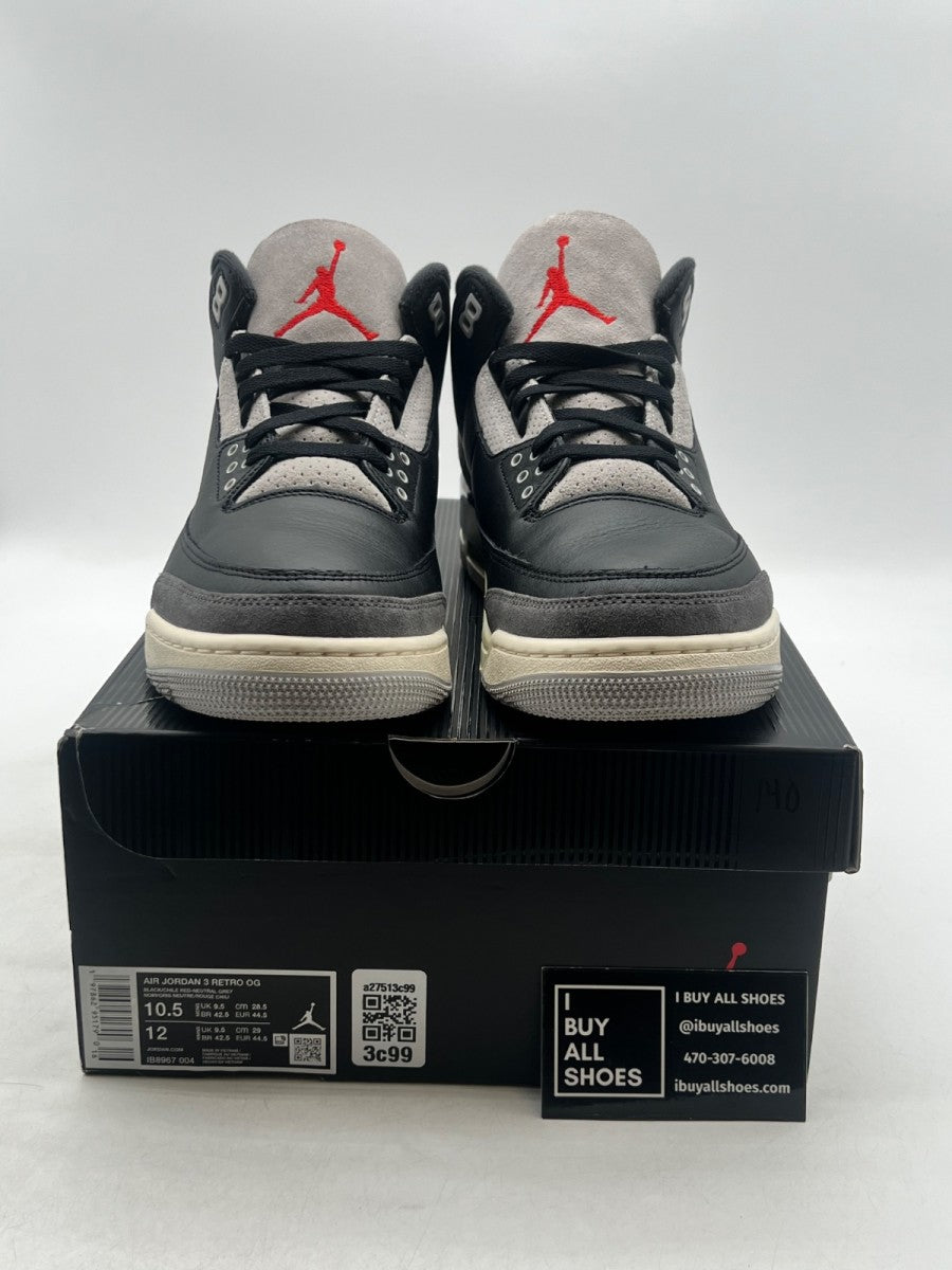 Jordan 3 Retro OG Rare Air 10.5 (Lightly Worn Pre-Owned) - Image 2
