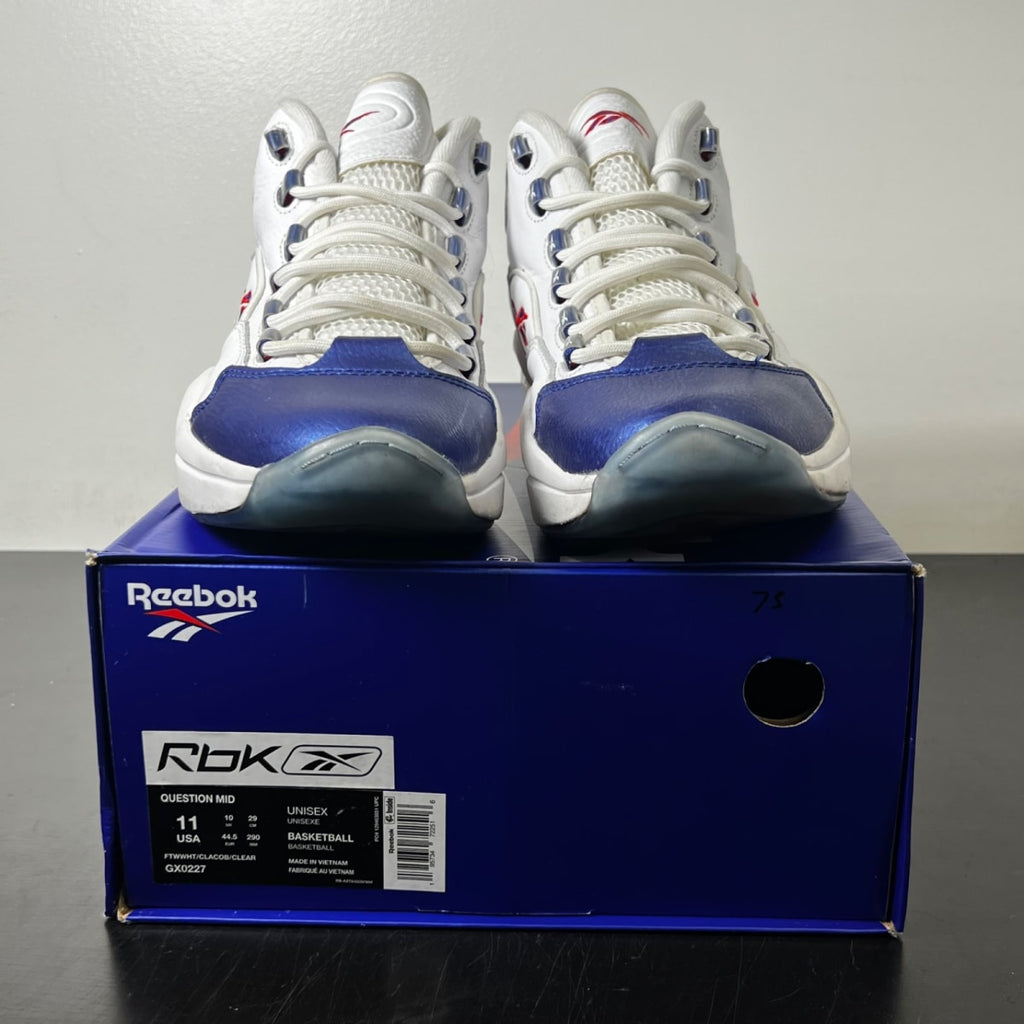 Reebok Question Mid 'Blue Toe' 2022 11 (Moderately Worn Pre-Owned)Reebok - Image 2