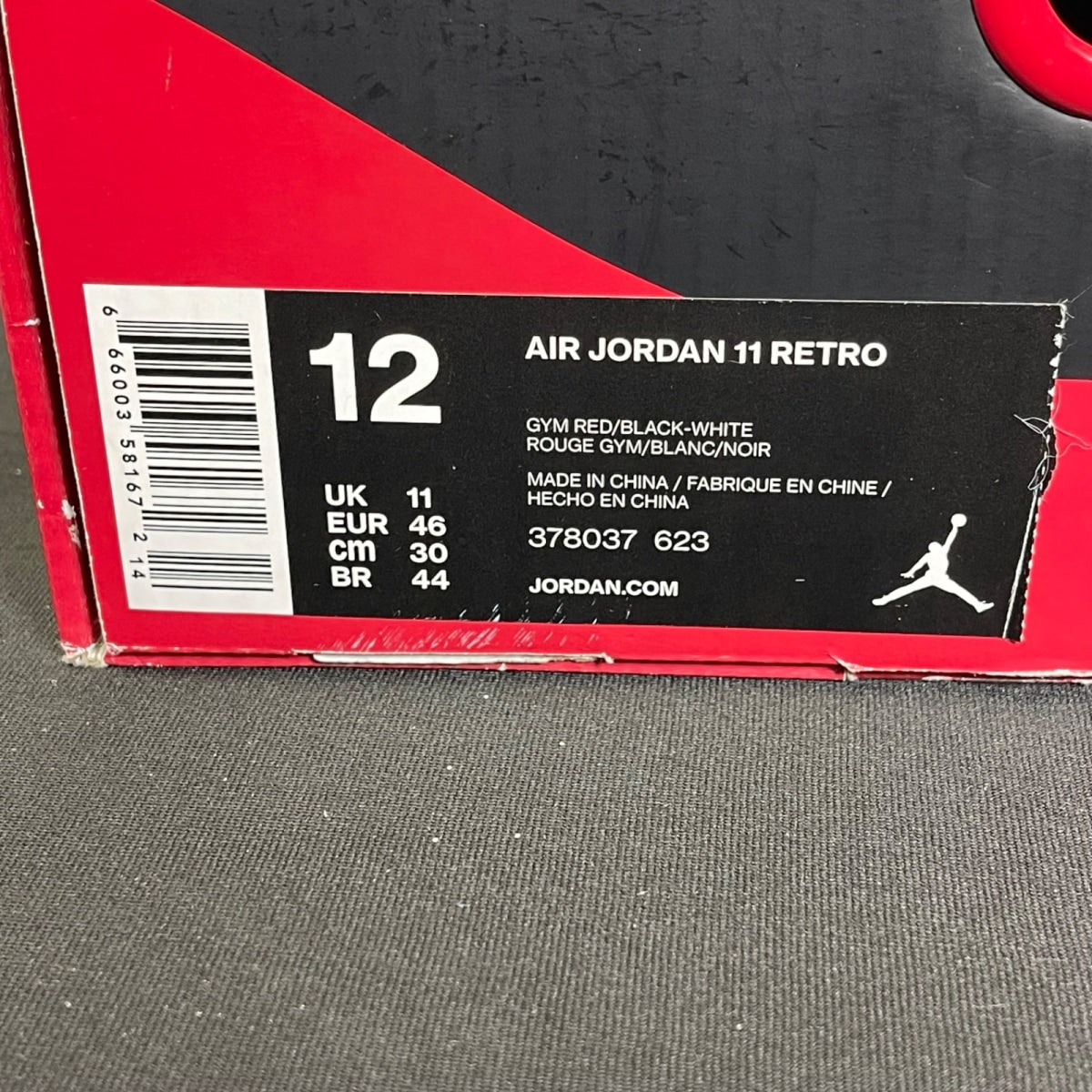 Jordan 11 Retro Win Like 96 12 (Moderately Worn Pre-Owned)JordanGym Red/Black-White - Image 7