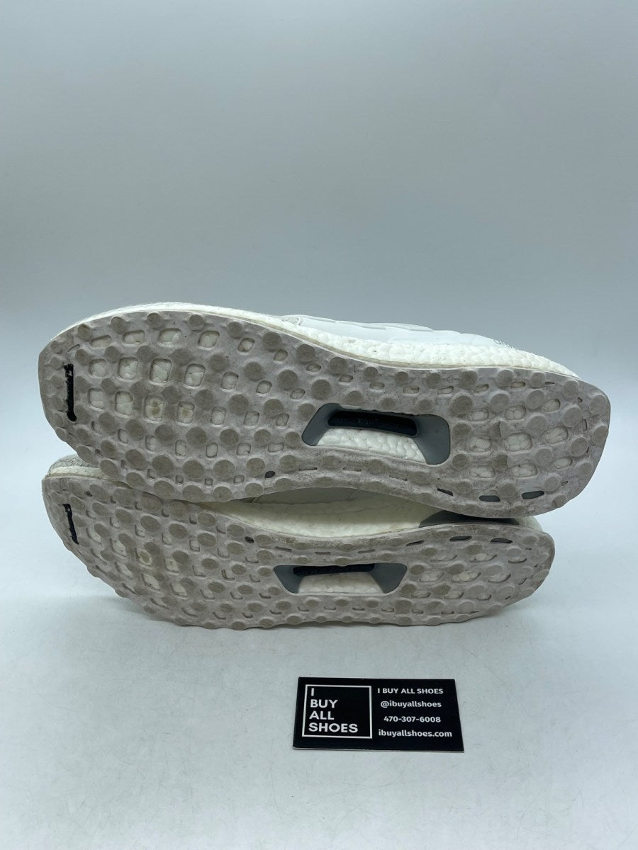 adidas Ultra Boost 2.0 Triple White 10.5 (Moderately Worn Pre-Owned) - Image 7