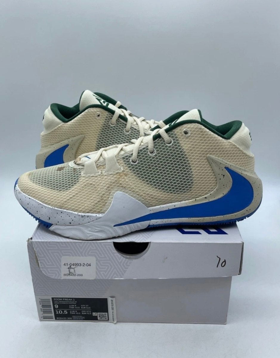Nike Zoom Freak 1 Cream City 9 (Lightly Worn Pre-Owned)NikeLight Cream/Pacific Blue - Image 1