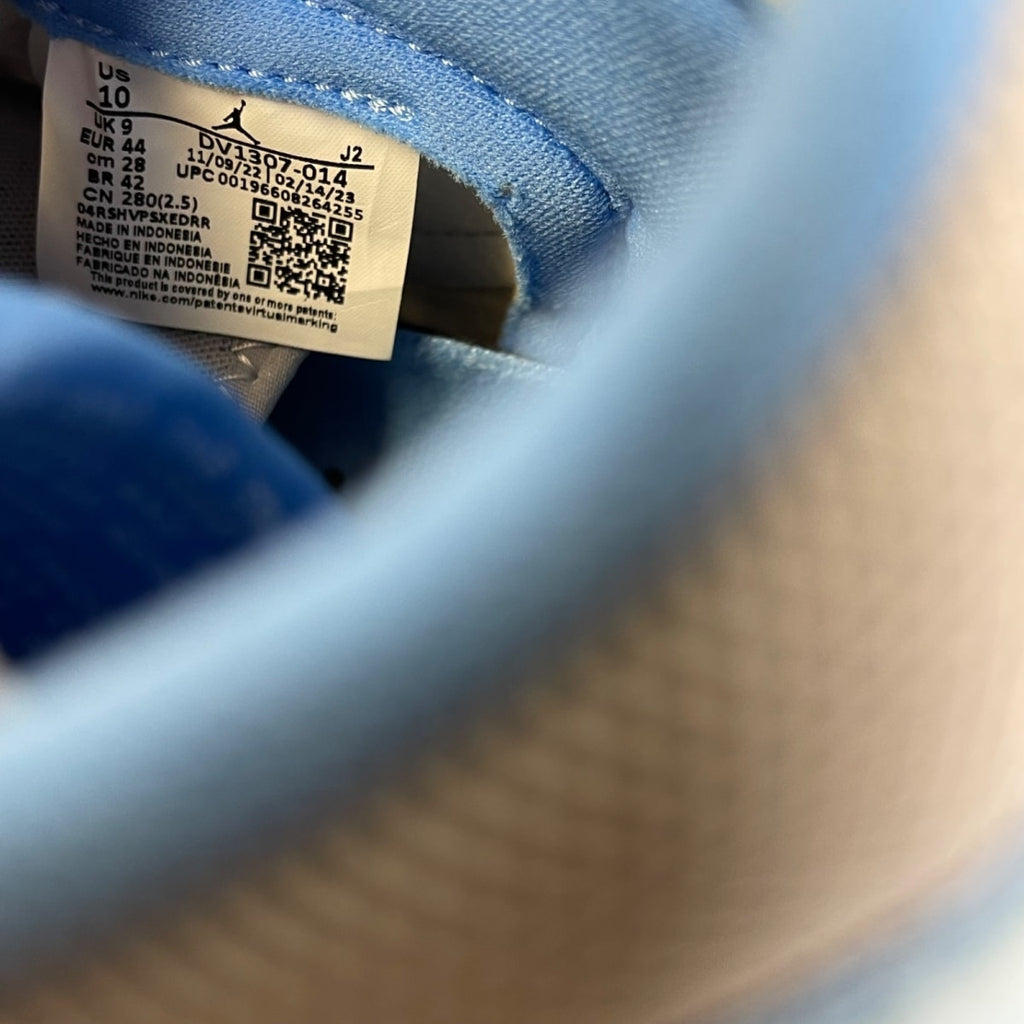 Jordan 1 High Zoom Air CMFT 2 Cement University Blue 10 (Moderately Worn Pre-Owned)JordanCement Grey/University Blue/White - Image 6