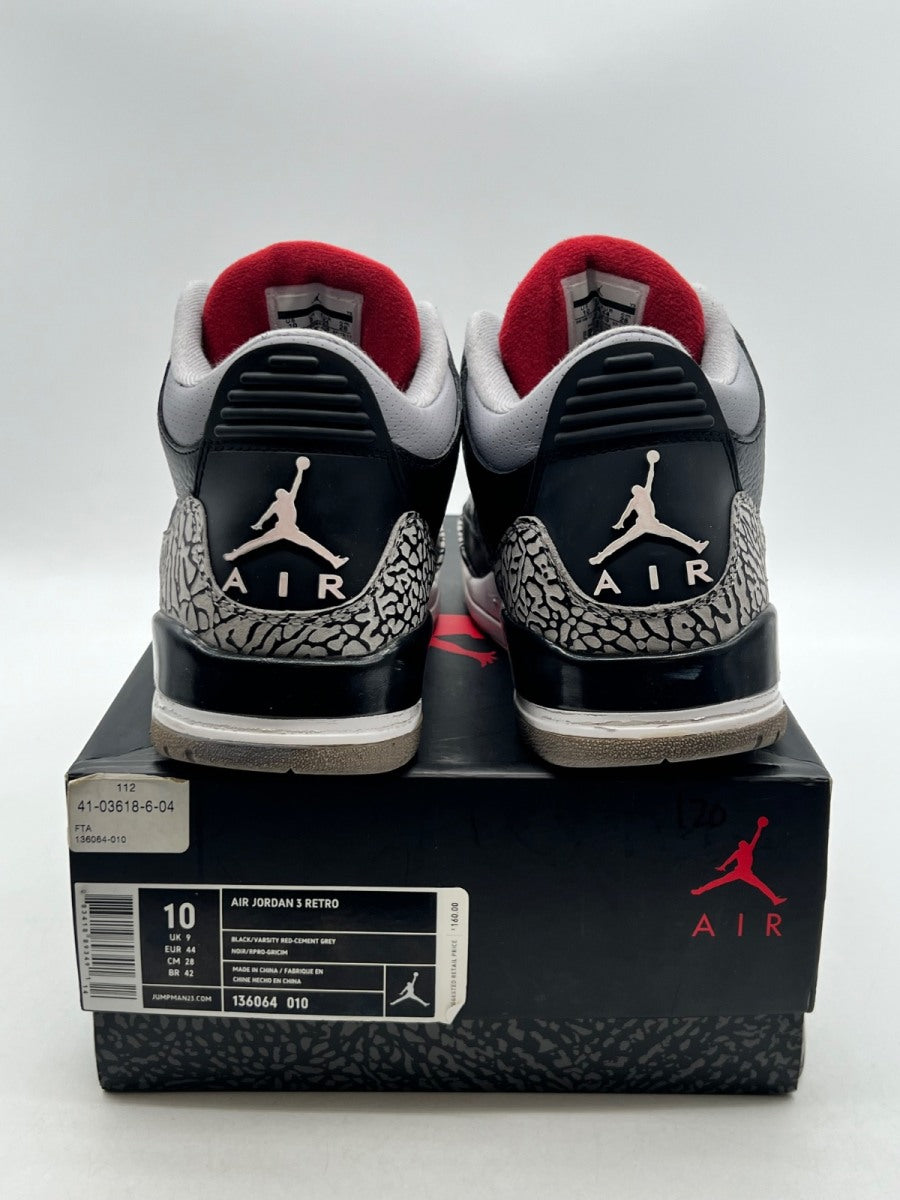 Jordan 3 Retro Black Cement (2011) (Size 10) - Image 5