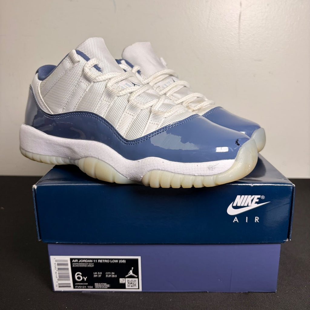 Jordan 11 Retro Low Diffused Blue (GS) (Size 6Y) - Image 1