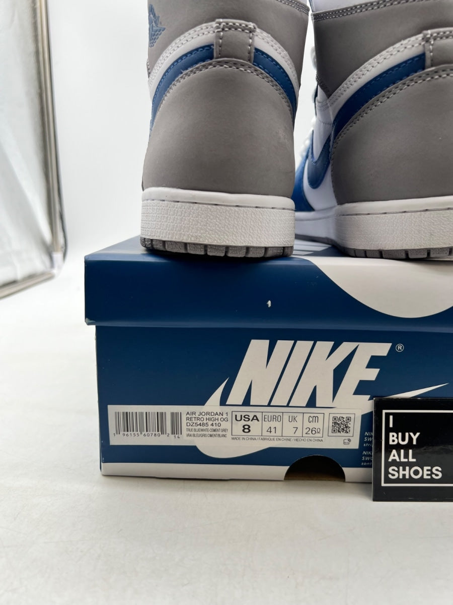 Jordan 1 Retro High OG True Blue 8 (VNDS Pre-Owned) - Image 6