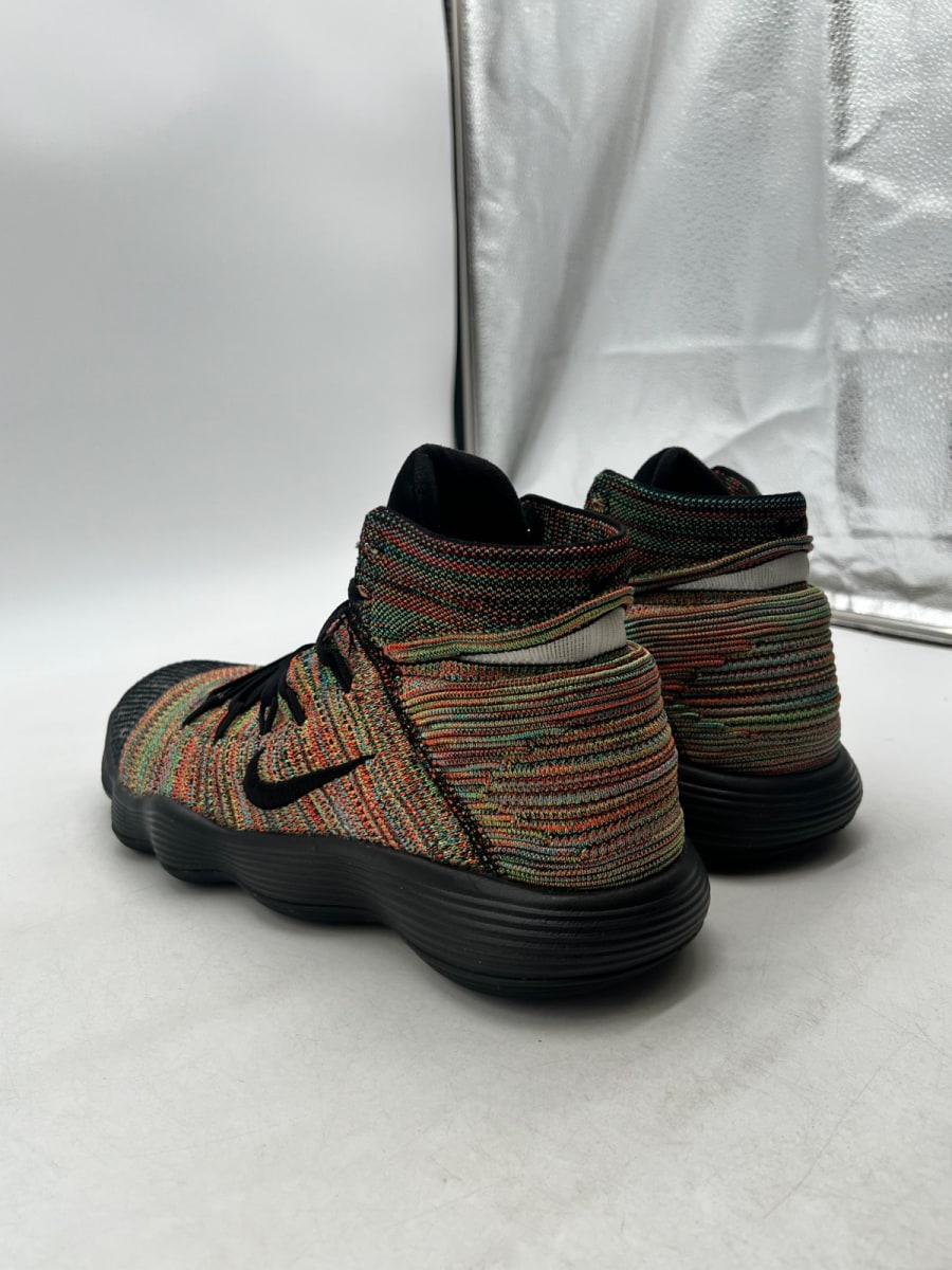 Nike React Hyperdunk 2017 Flyknit Multi-Color 11.5 (Lightly Worn Pre-Owned)NikeBlack/Black-White-Total Crimson - Image 4