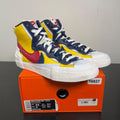 Nike Blazer Mid sacai Snow Beach 6.5 (Moderately Worn Pre-Owned)NikeWhite/Obsidian-University Red-Varsity Maize - Image 1