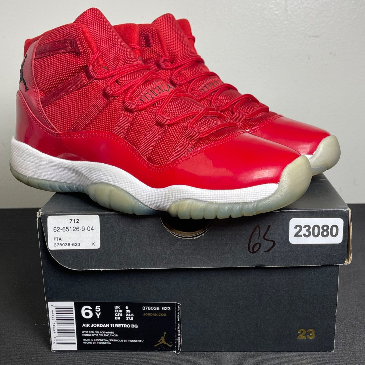 Jordan 11 Retro Win Like 96 (GS) (Size 6.5Y) - Image 1