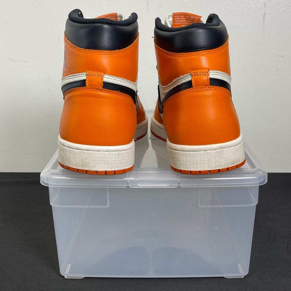 Jordan 1 Retro Reverse Shattered Backboard 12 (Moderately Worn Pre-Owned)JordanSail/Starfish-Black - Image 4