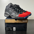 Reebok Question Mid Packer Shoes Curtain Call 10.5 (Moderately Worn Pre-Owned)ReebokBlack/Red/Royal/Shark - Image 1