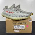 adidas Yeezy Boost 350 V2 Blue Tint 13 (Moderately Worn Pre-Owned)adidasBlue Tint/Grey Three/High Risk Red - Image 1