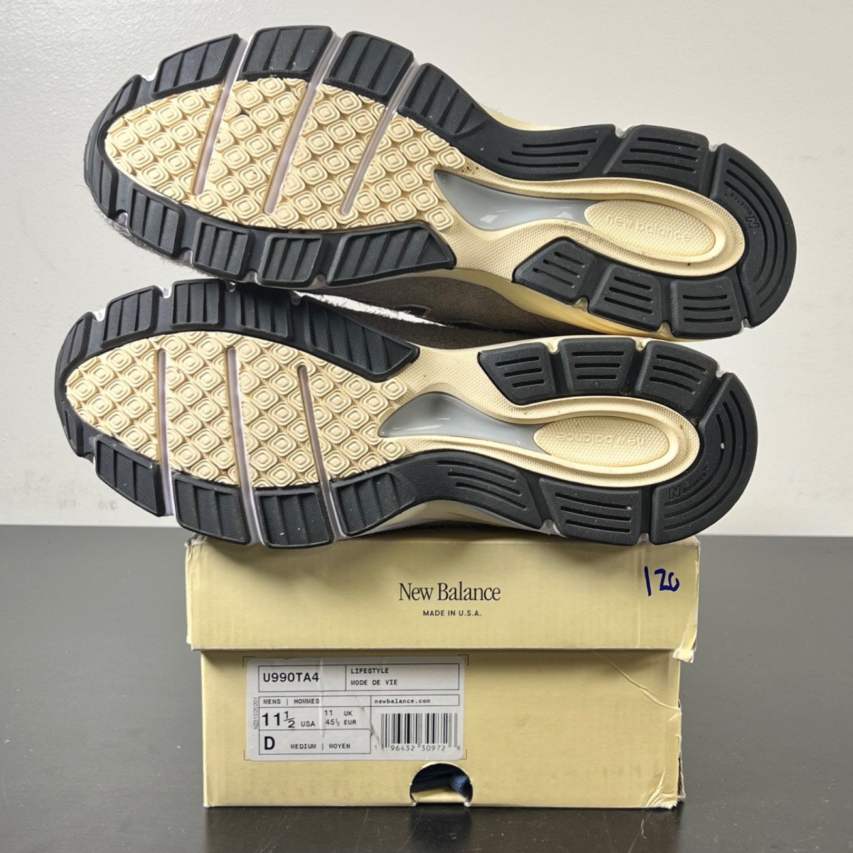 New Balance 990v4 MiUSA Grey Day (2023) 11.5 (VNDS Pre-Owned)New BalanceMarblehead/Vintage Indigo - Image 6