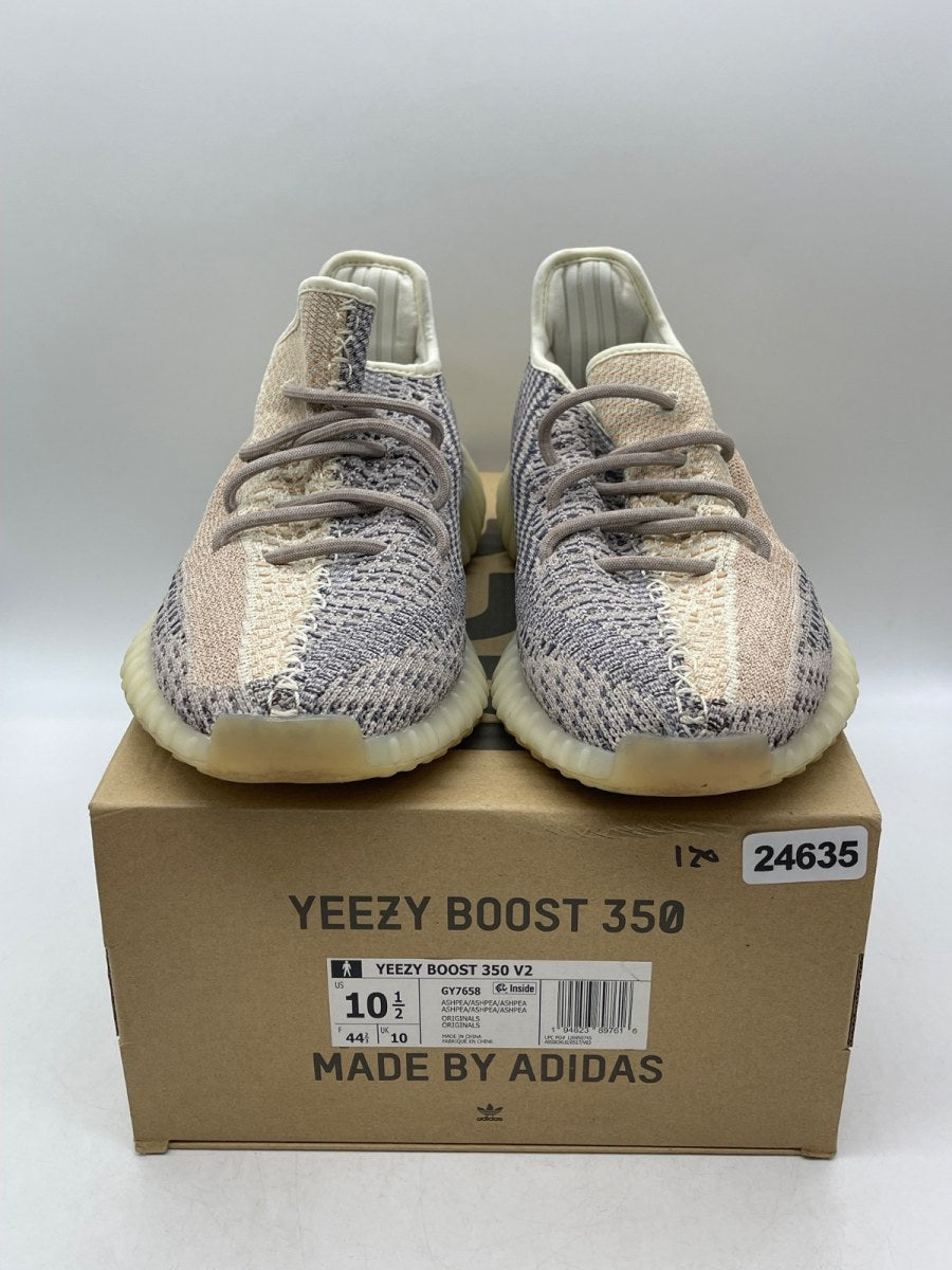 adidas Yeezy Boost 350 V2 Ash Pearl 10.5 (Moderately Worn Pre-Owned)adidasAsh Pearl/Ash Pearl/Ash Pearl - Image 2