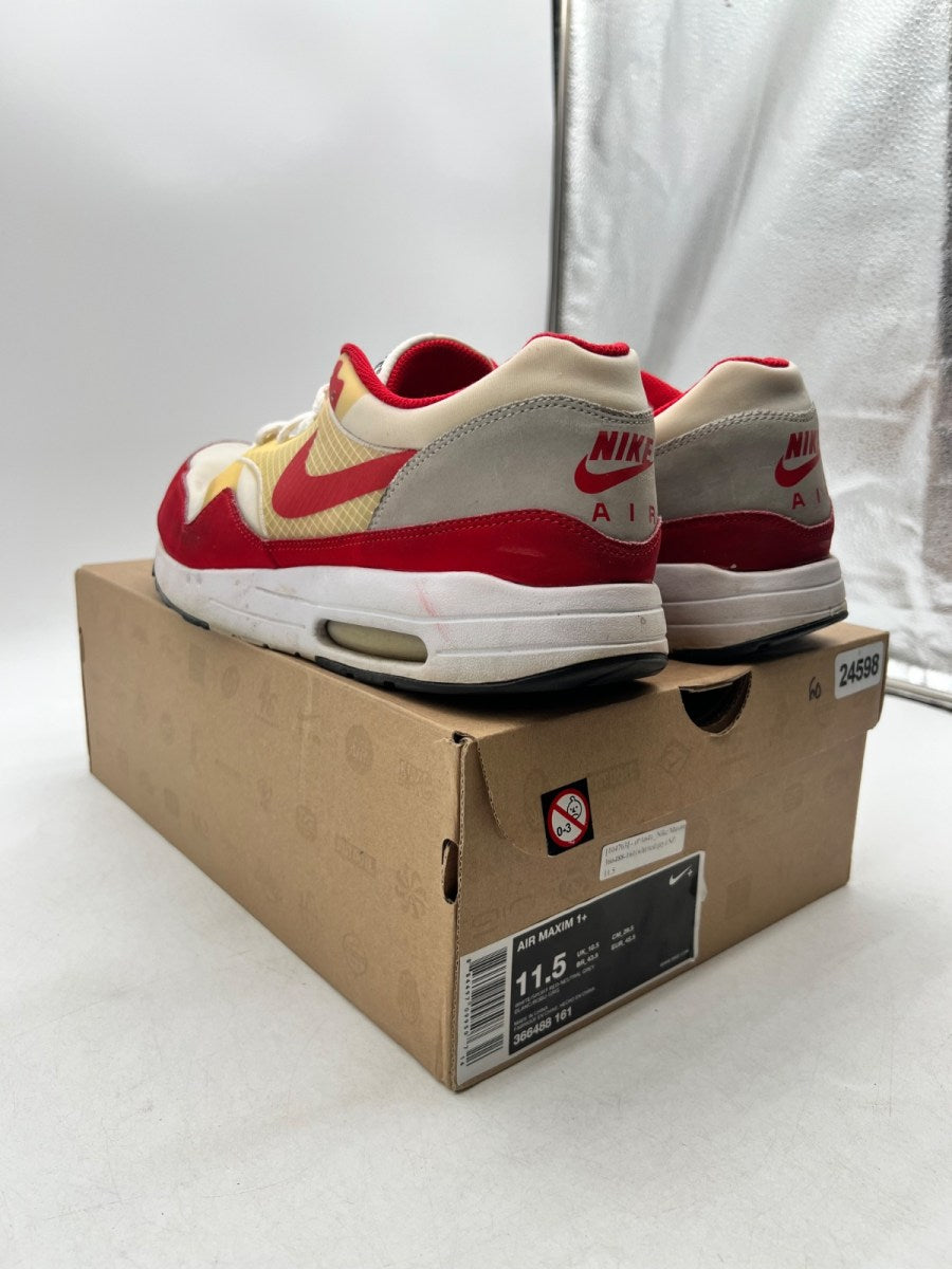 Nike Air Maxim 1+ Sport Red 11.5 (Heavily Worn Pre-Owned)NikeWhite/Sport Red/Neutral Grey - Image 6