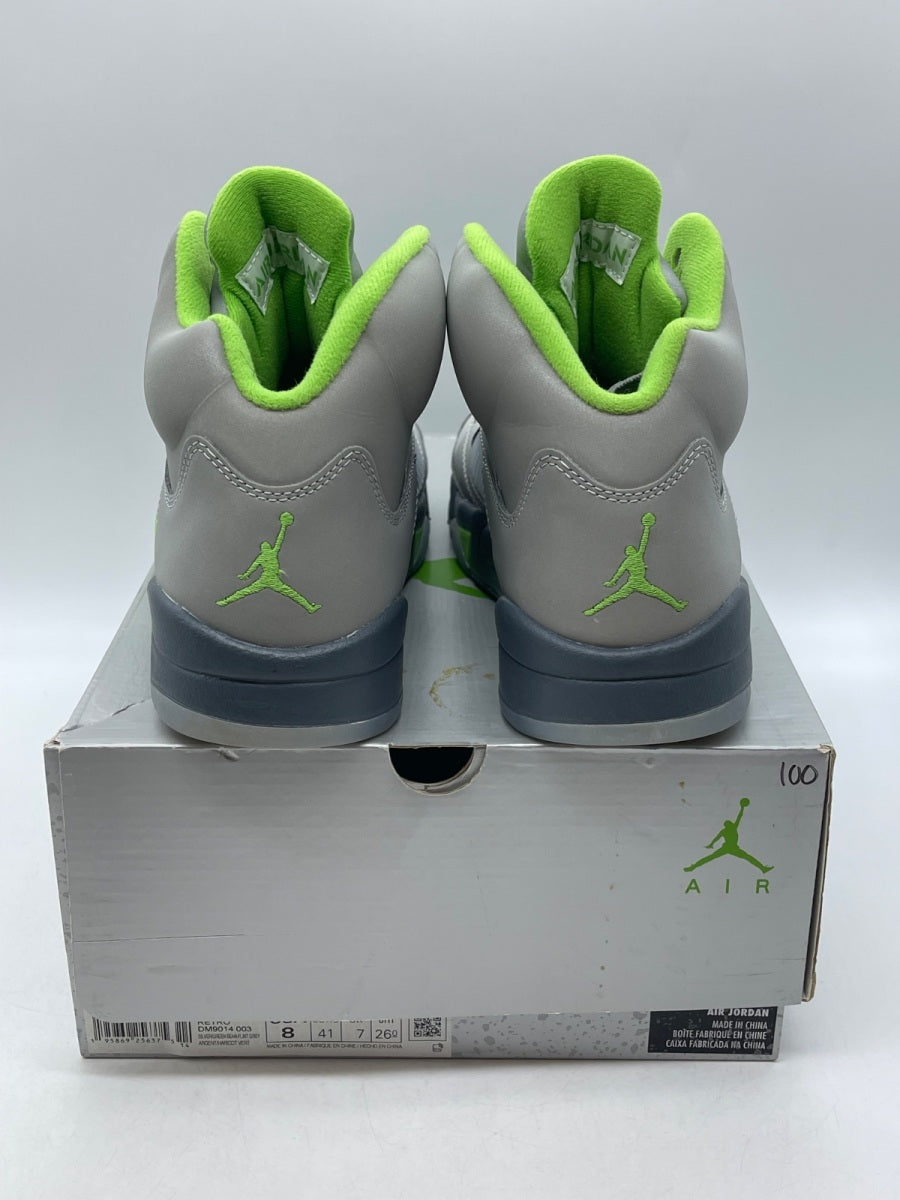 Jordan 5 Retro Green Bean (2022) 8 (Moderately Worn Pre-Owned) - Image 3