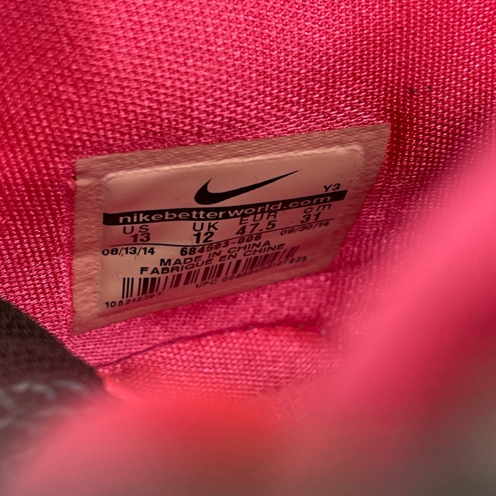 Nike LeBron 12 23 Chromosomes 13 (Moderately Worn Pre-Owned)NikeBlack/Pink Power-Blue Lagoon - Image 6