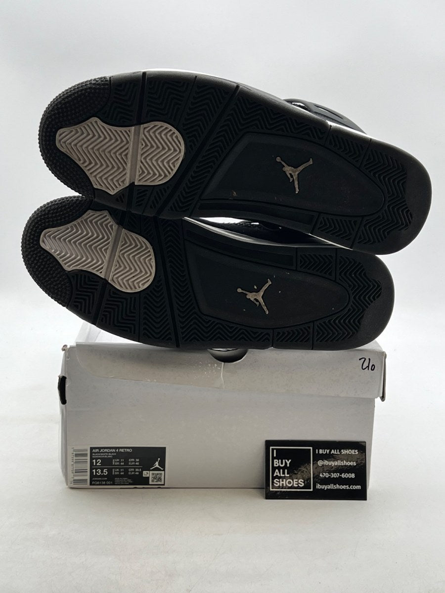 Jordan 4 Retro White Thunder 12 (Lightly Worn Pre-Owned) - Image 8