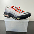 Nike Air Max 95 Team Orange (2009) 10 (Heavily Worn Pre-Owned)NikeWhite/Team Orng-Ntrl Grey-Mdm Grey - Image 1