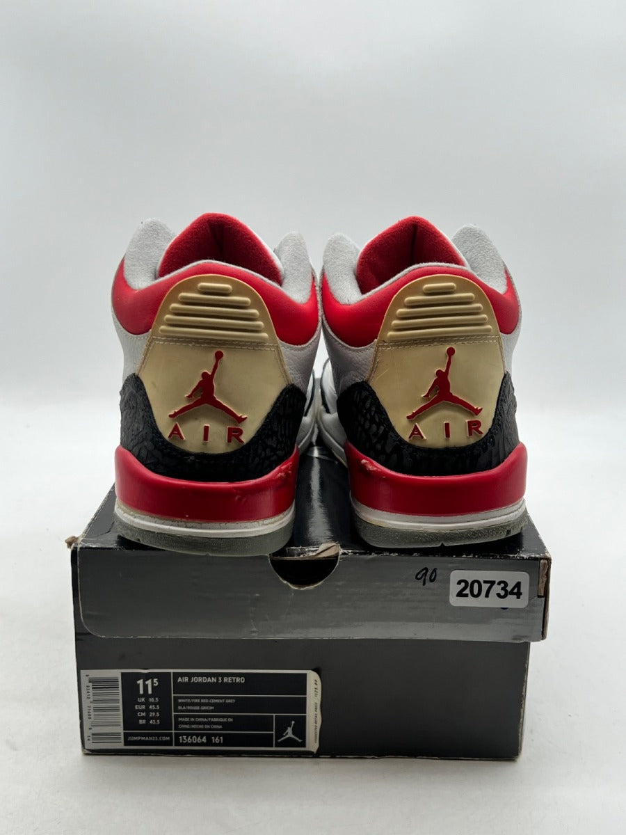 Jordan 3 Retro Fire Red (2007) 11.5 (Heavily Worn Pre-Owned) - Image 5
