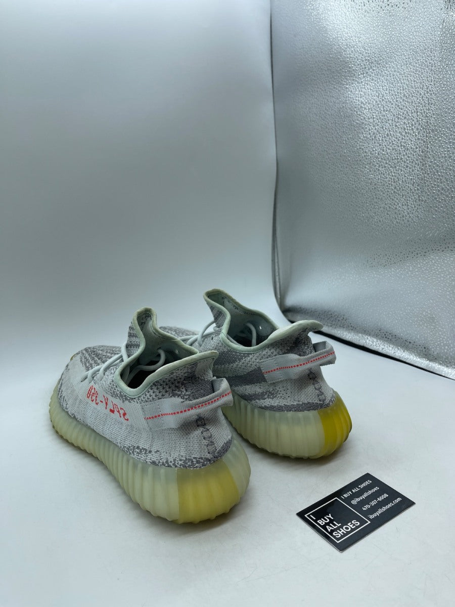 adidas Yeezy Boost 350 V2 Blue Tint 14 (Heavily Worn Pre-Owned) - Image 4