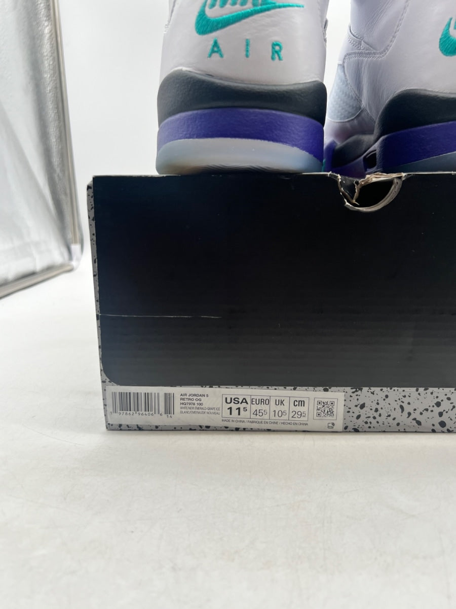Jordan 5 Retro Grape (2025) 11.5 (Lightly Worn Pre-Owned) - Image 4