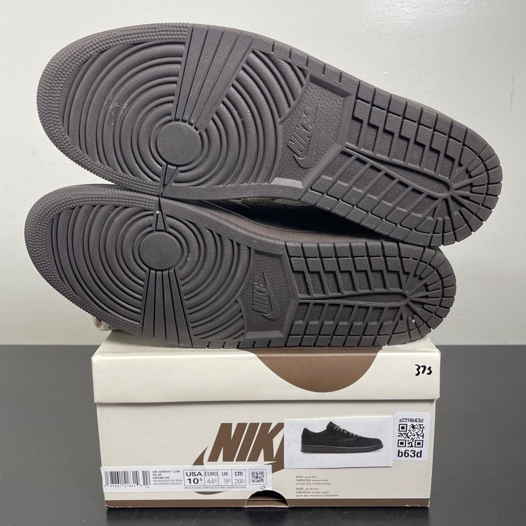 Jordan 1 Retro Low OG SP Travis Scott Velvet Brown 10.5 (Moderately Worn Pre-Owned)JordanDark Mocha/Black/Velvet Brown - Image 5