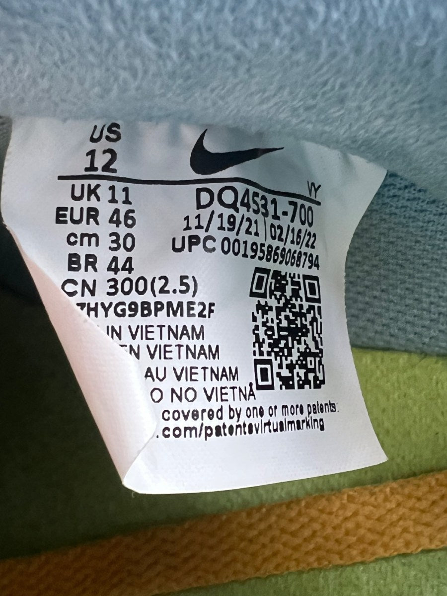 Nike Air Force 1 Low '07 LV8 Next Nature Sun Club 12 (Lightly Worn Pre-Owned)NikeSanded Gold/Hot Curry-Wheat Grass-Light Madder Root-Arctic Orange-Worn Blue - Image 9