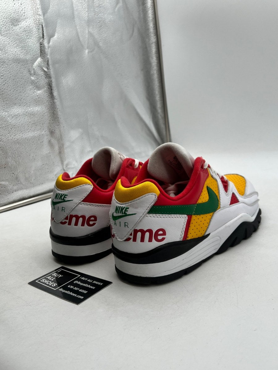 Nike Cross Trainer Low Supreme White Yellow Red 10 (Lightly Worn Pre-Owned) - Image 5