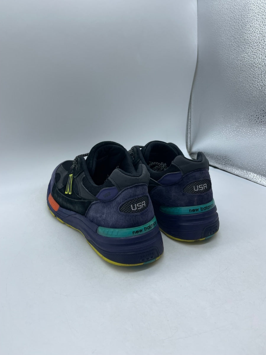 New Balance 992 MiUSA Black Purple 10 (Moderately Worn Pre-Owned) - Image 4