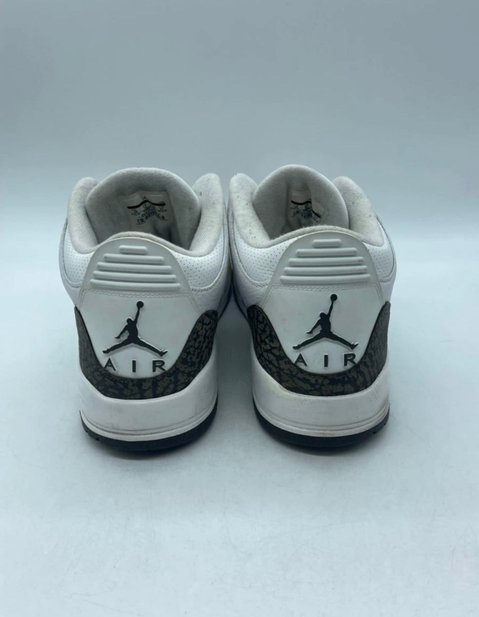 Jordan 3 Retro Mocha (2018) 13 (Heavily Worn Pre-Owned)JordanWhite/Dark Mocha-Chrome - Image 3