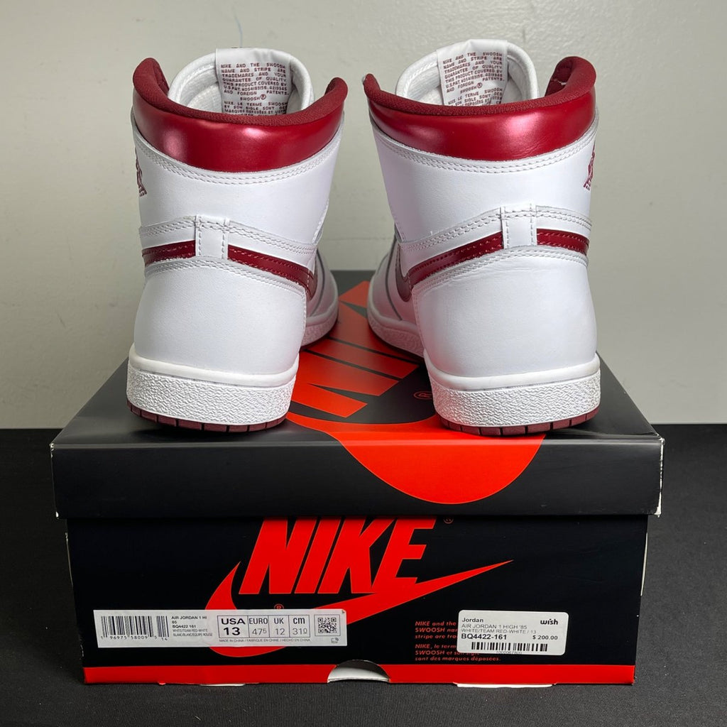 Jordan 1 Retro High '85 OG Metallic Burgundy (Size 13) - aux