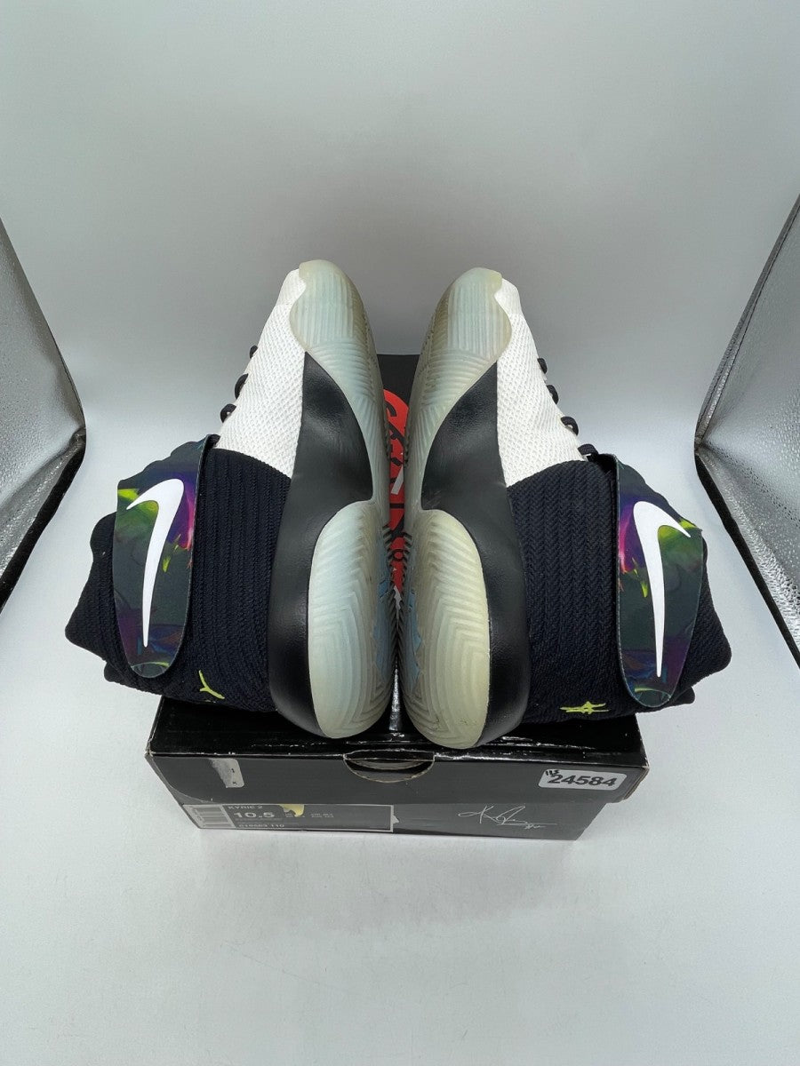 Nike Kyrie 2 Parade 10.5 (Moderately Worn Pre-Owned)NikeWhite/Black-Volt - Image 6