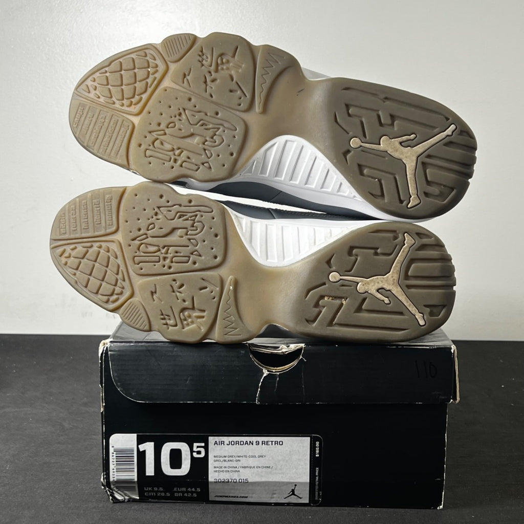 Jordan 9 Retro Cool Grey (2012) 10.5 (Moderately Worn Pre-Owned)JordanMedium Grey/White-Cool Grey - Image 6