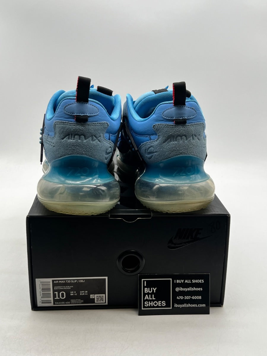 Nike Air Max 720 OBJ Slip University Blue 10 (Moderately Worn Pre-Owned) - Image 3
