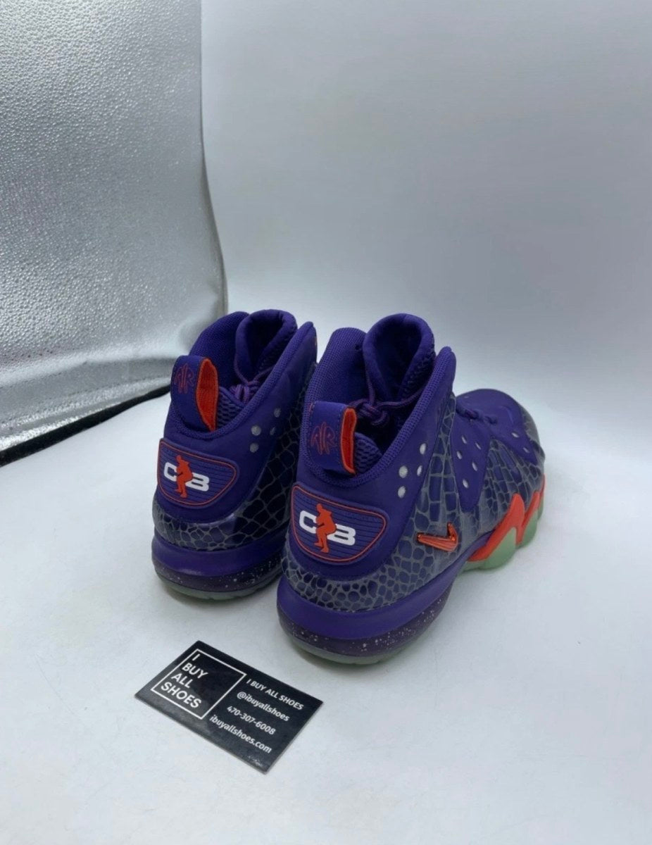 Nike Barkley Posite Max Suns 11.5 (Lightly Worn Pre-Owned)NikeCourt Purple/Team Orange - Image 7