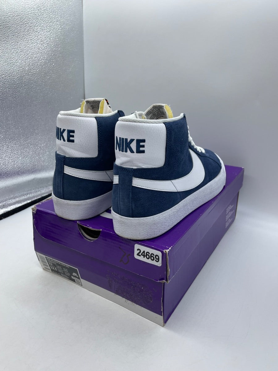 Nike Zoom Blazer Mid SB 'Navy' 11 (Moderately Worn Pre-Owned)Nike - Image 5
