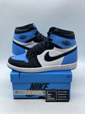 Jordan 1 Retro High OG UNC Toe 8 (Moderately Worn Pre-Owned) - Image 1