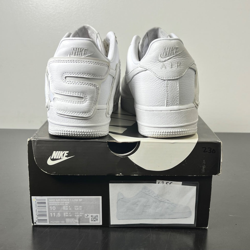 Nike Air Force 1 Low Cactus Plant Flea Market White (2024) 10 (Heavily Worn Pre-Owned)NikeWhite/White-Light Bone - Image 4