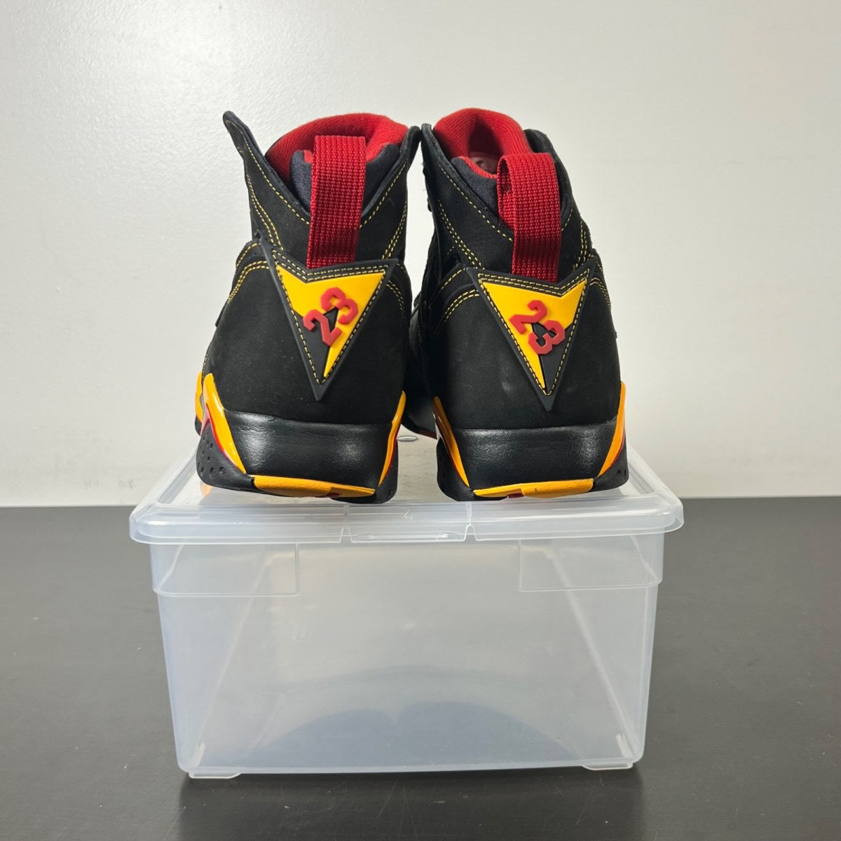 Jordan 7 Retro Citrus (2022) 14 (New Pre-Owned)JordanBlack/Citrus-Varsity Red - Image 4