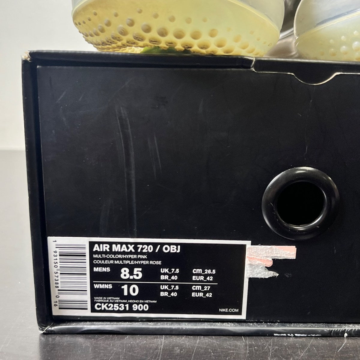 Nike Air Max 720 OBJ Odell Beckham Jr Young King of The Drip 8.5 (Lightly Worn Pre-Owned)NikeMulti-Color/Hyper Pink-Lime Blast - Image 5