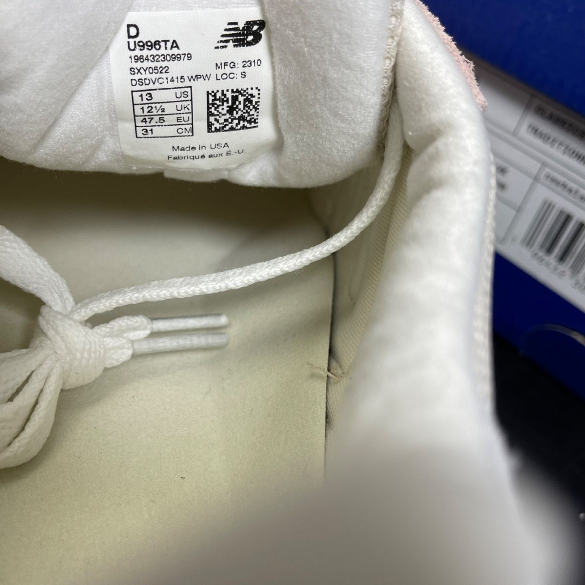 New Balance 996 MiUSA Pink Haze 13 (Moderately Worn Pre-Owned)New BalancePink Haze/Silver - Image 6