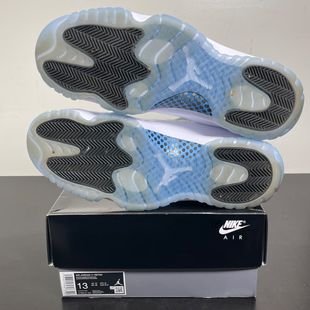 Jordan 11 Retro Legend Blue (2024) 13 (Moderately Worn Pre-Owned)JordanWhite/Legend Blue/Black - Image 5