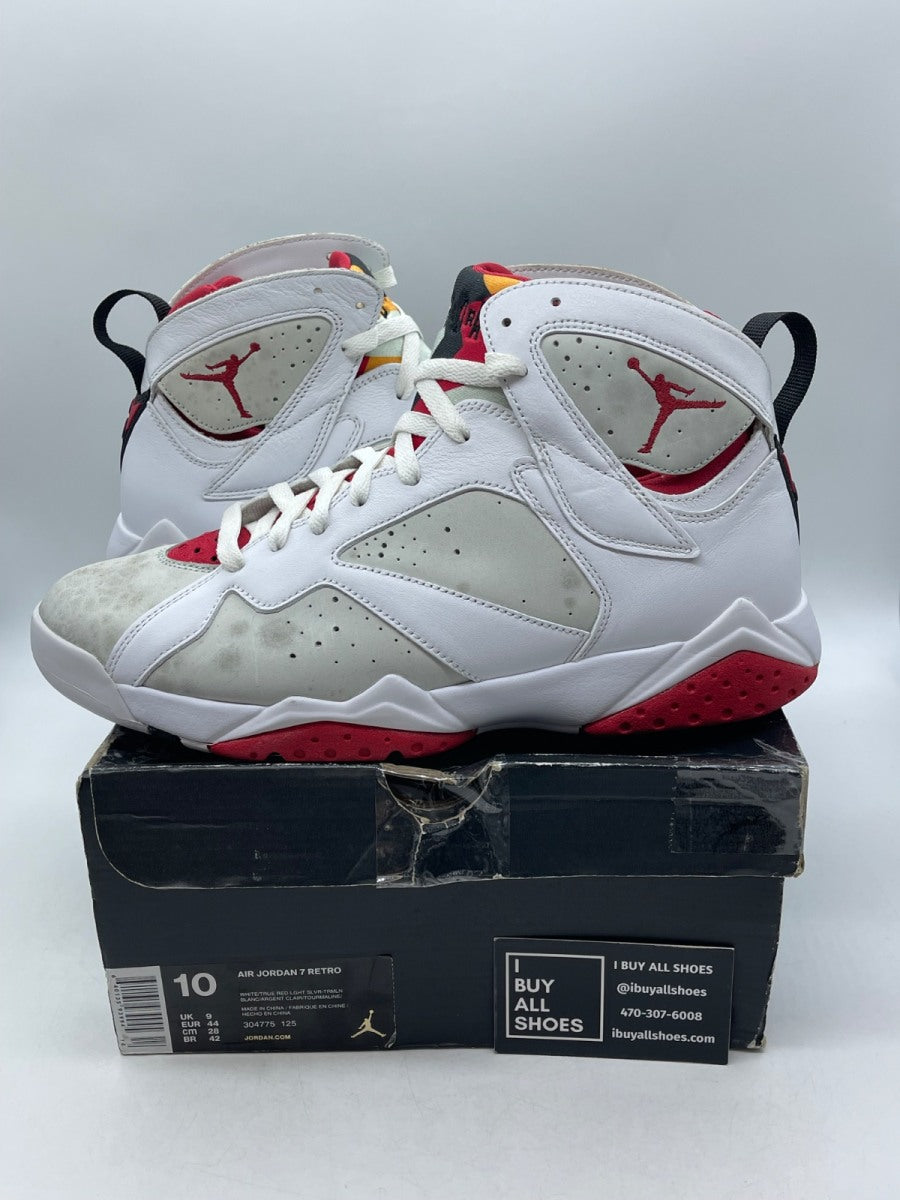Jordan 7 Retro Hare (2015) 10 (Moderately Worn Pre-Owned) - Image 1
