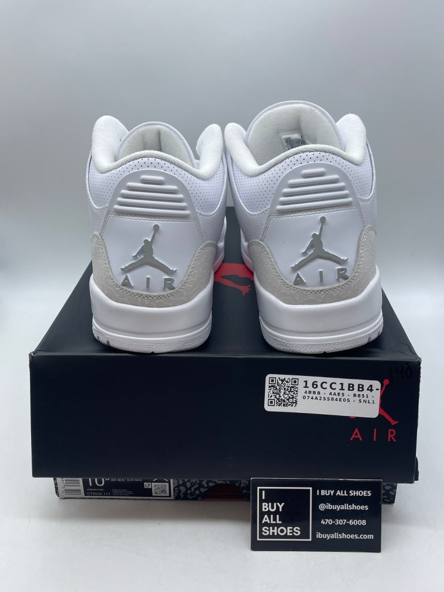 Jordan 3 Retro Pure Money (2025) 10.5 (Moderately Worn Pre-Owned) - Image 3