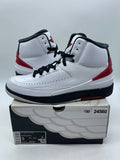 Jordan 2 Retro OG Chicago (2022) 9 (Moderately Worn Pre-Owned)JordanWhite/Varsity Red/Black - Image 1