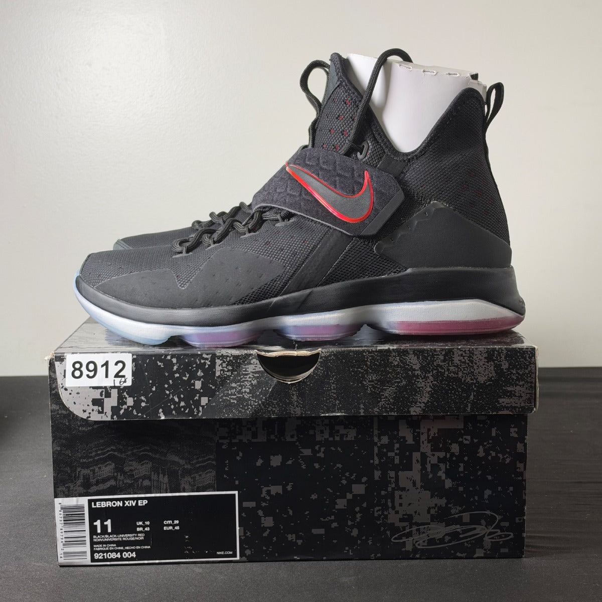 Nike LeBron 14 Black Ice (Size 11) - aux