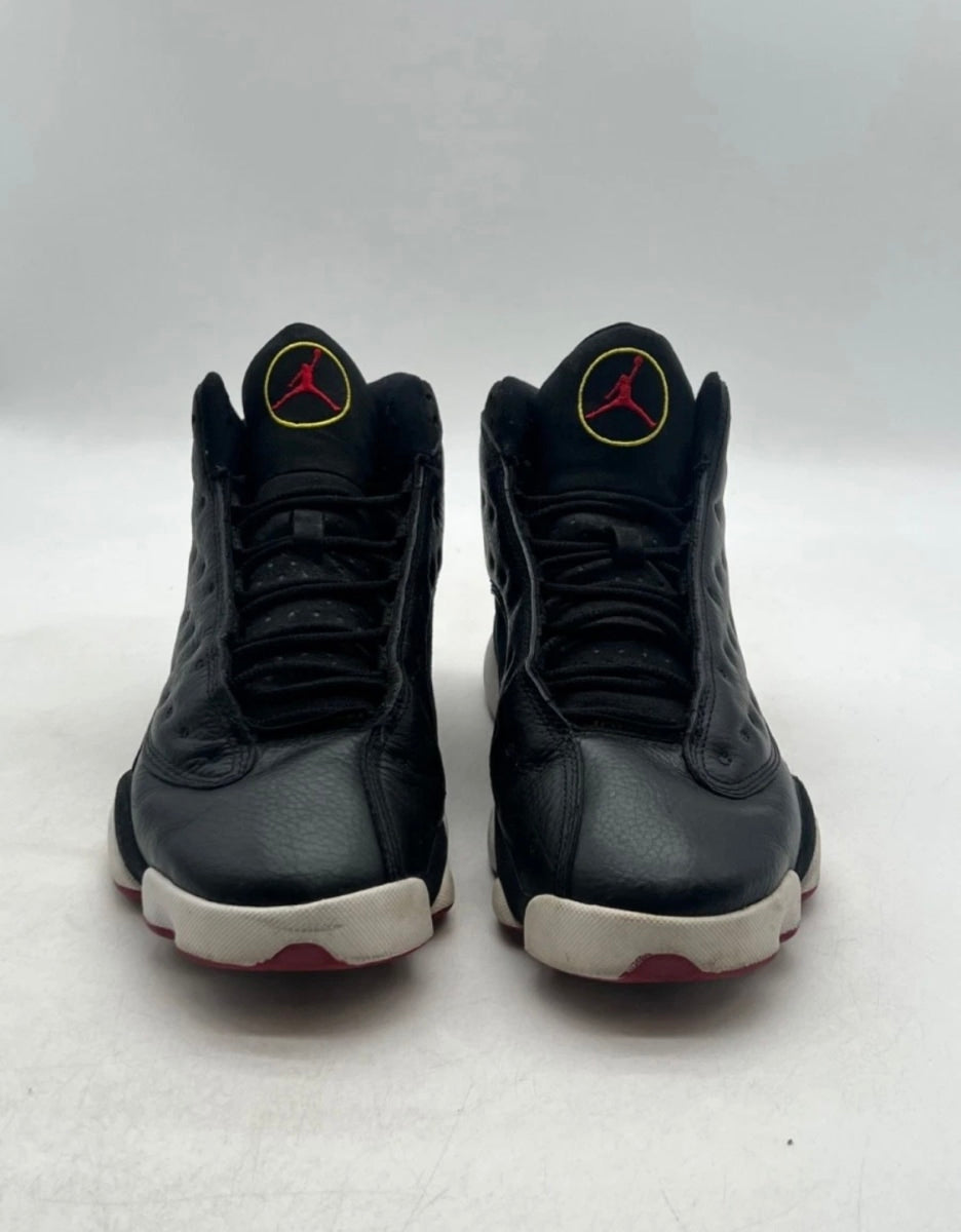 Jordan 13 Retro Playoffs (2011) 9 (Heavily Worn Pre-Owned)JordanBlack/Varsity Red-White-Vibrant Yellow - Image 2