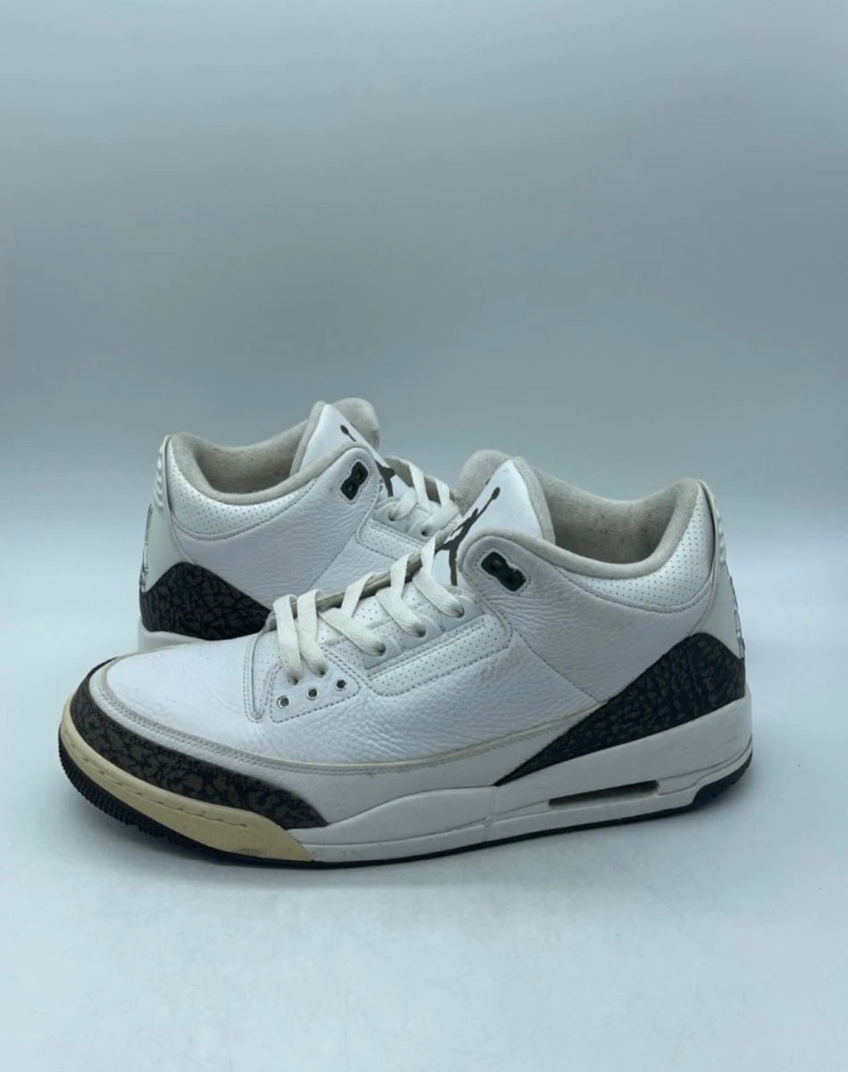 Jordan 3 Retro Mocha (2018) 13 (Heavily Worn Pre-Owned)JordanWhite/Dark Mocha-Chrome - Image 1