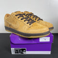 Nike SB Dunk Low Wheat 12 (Moderately Worn Pre-Owned)NikeWheat/Wheat-Baroque Brown-Gum - Image 1