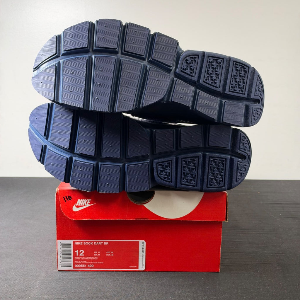 Nike Sock Dart Br Midnight Navy/Midnight Navy (Size 12) - Image 6